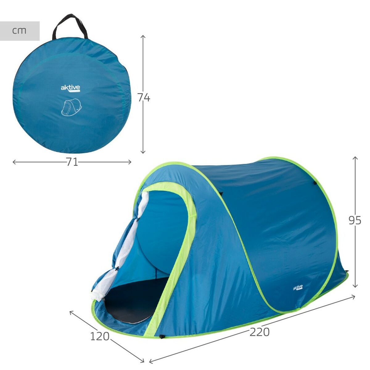 Stan Aktive 120 x 95 x 220 cm (2 kusů)